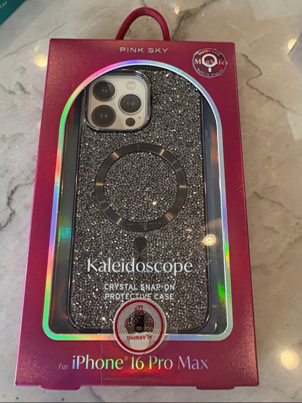 Crystal Snap-On Protective Case for iPhone 16 Pro Max -